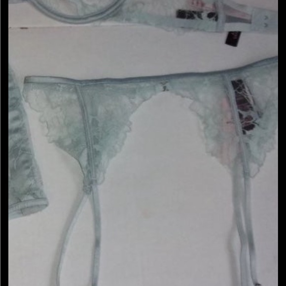 32D-Victoria’s Secret 3~piece Luxe couture Set lingerie(Bra~Cheeky(XS~Garter XS - Picture 3 of 6